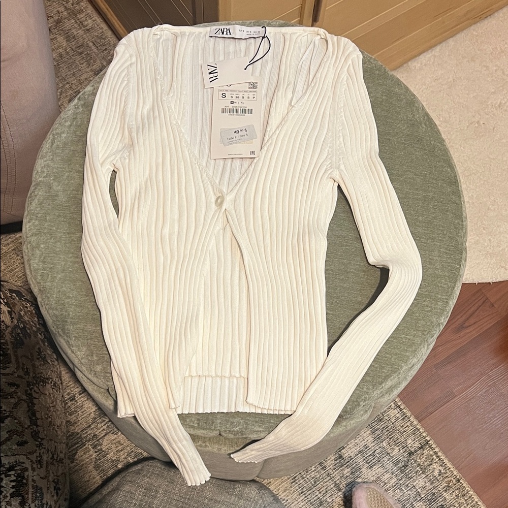 Zara halter Ribbed Sweater - Picture 1 of 3